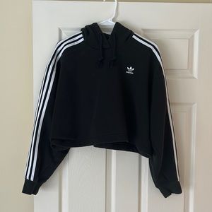 Adidas classics cropped hoodie